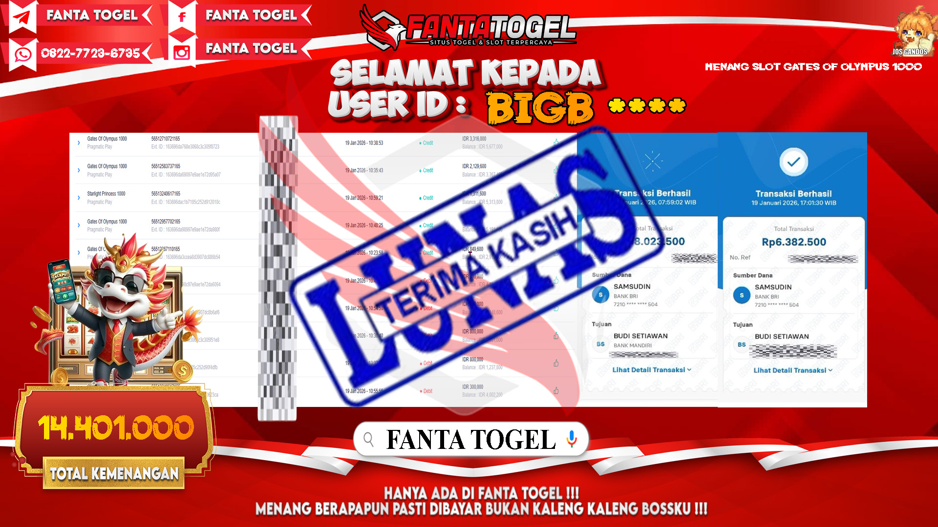 FANTATOGEL-JACKPOT-SLOT-GATES-OF-OLYMPUS-1000-Rp.14.401.500,- LUNAS